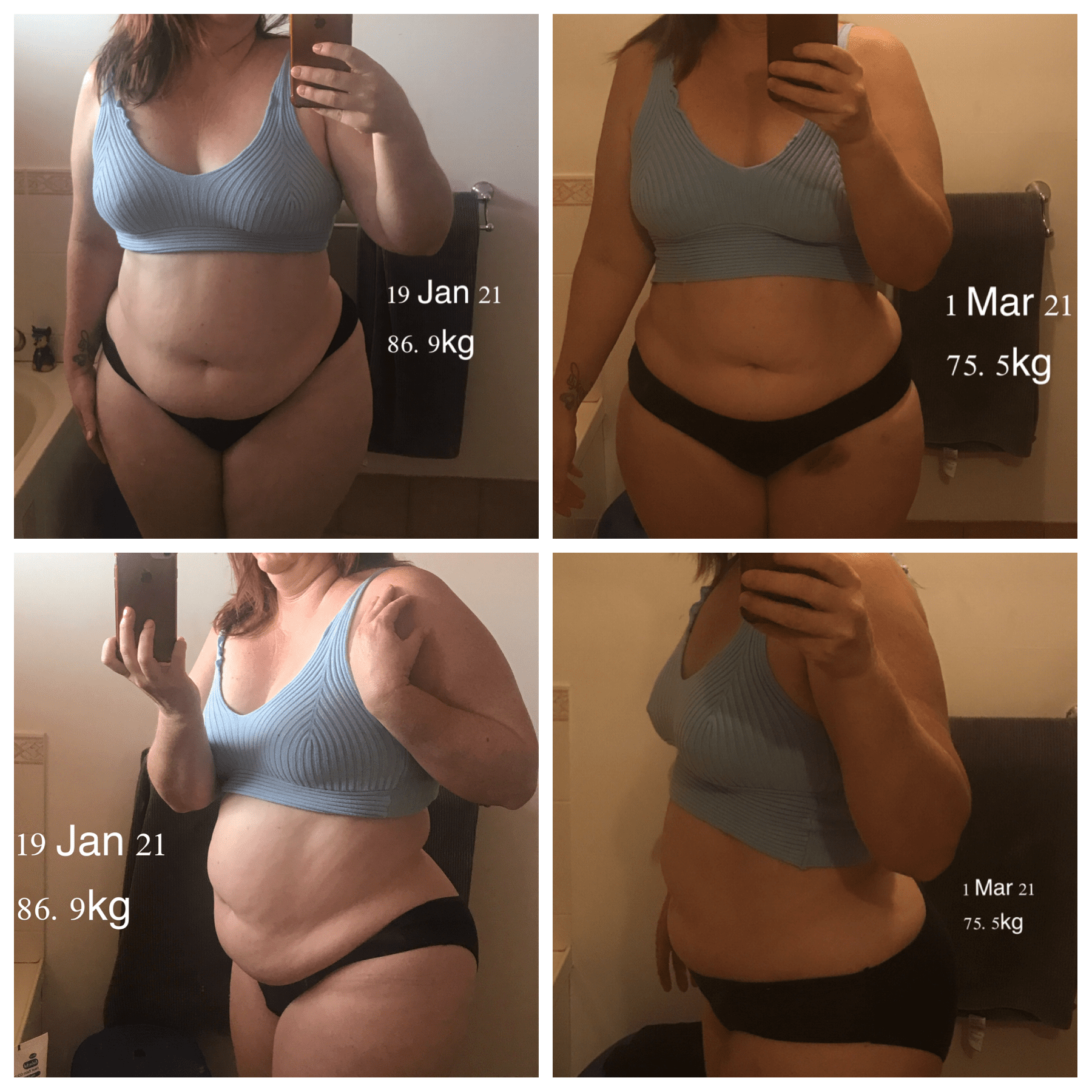 Weight Loss Transformations and Success Stories - Thinco